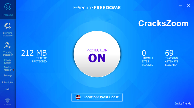 F-Secure Freedome VPN Crack First Page 
