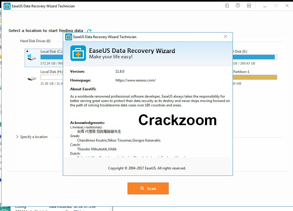 Easeus Data Recovery Crack Interface