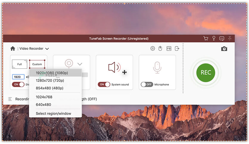 TuneFab Screen Recorder Crack